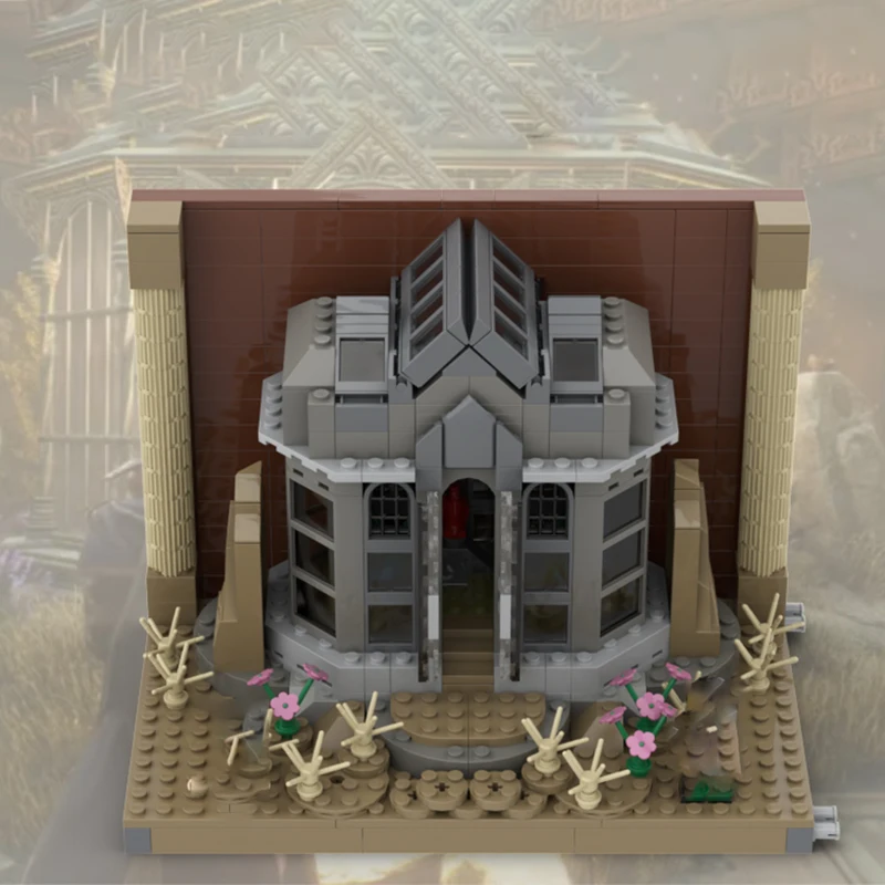 Wykwintny Nowy Produkt Klocki Konstrukcyjne MOC Magiczna Scena Filmowa Model Architektoniczny Technologiczny Modułowy Zabawka dla Dzieci Prezent Zestaw DIY
