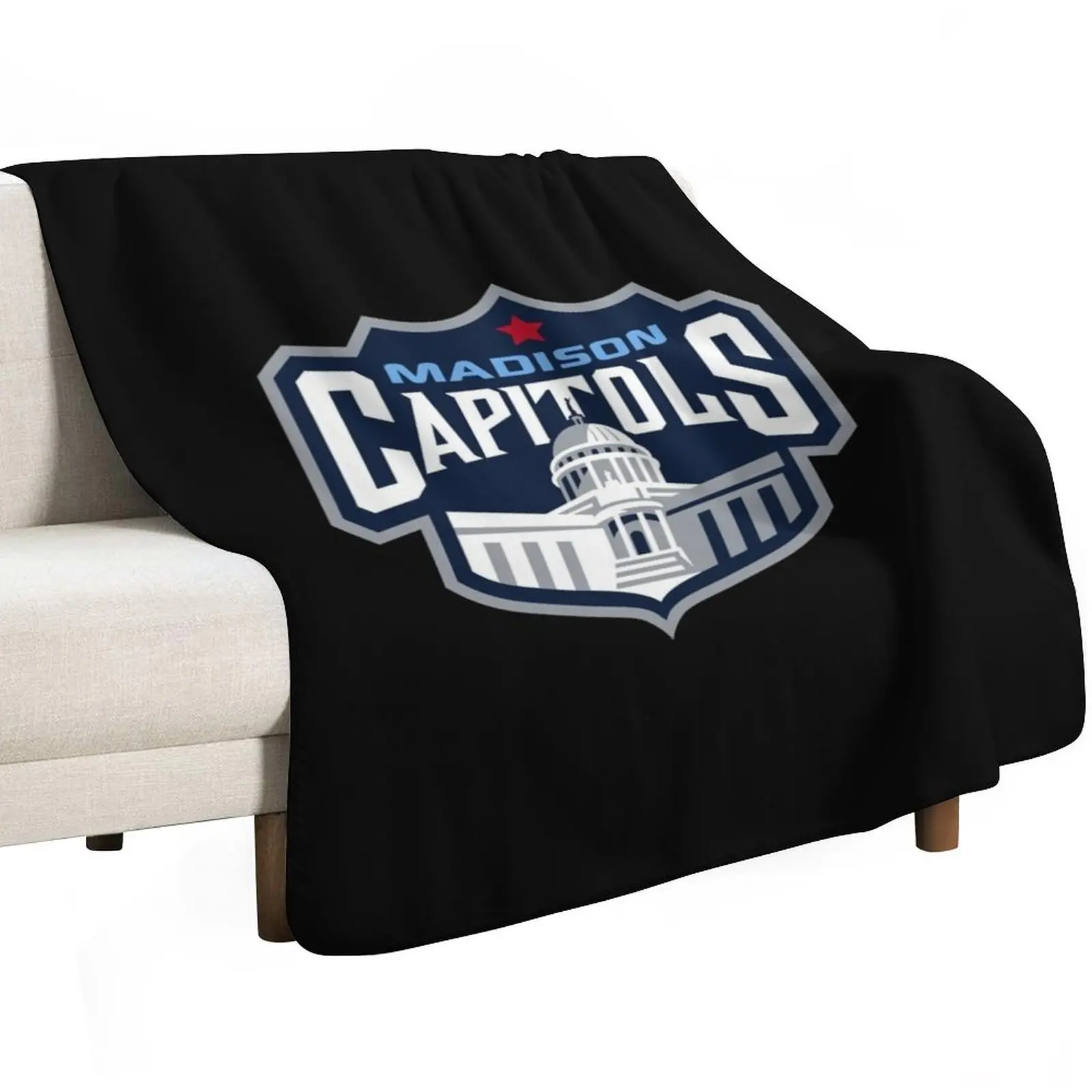 Madison Capitols Essential T-Shirt Throw Blanket Sofa For Sofa Thin Fashion Sofas Hairy Blankets For Sofas Blankets