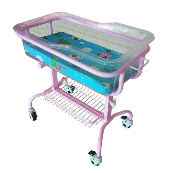 Good Quality Hospital Baby Crib Newborn Baby Cot With Mattress