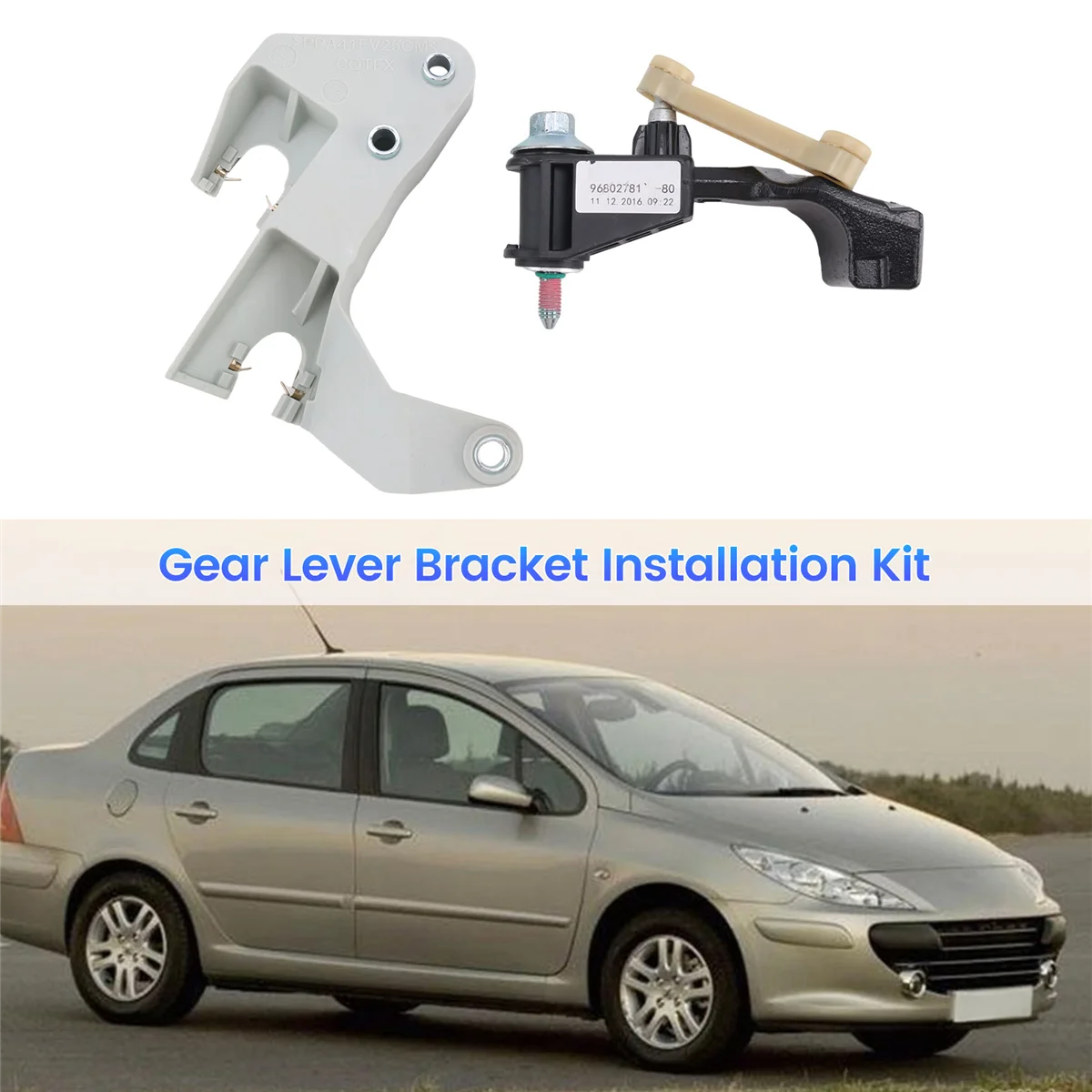 

Gearbox Shift Cable Bracket Cable Bracket for Peugeot 307 308 408 Citroen C4 9814405680 243748 2449A6