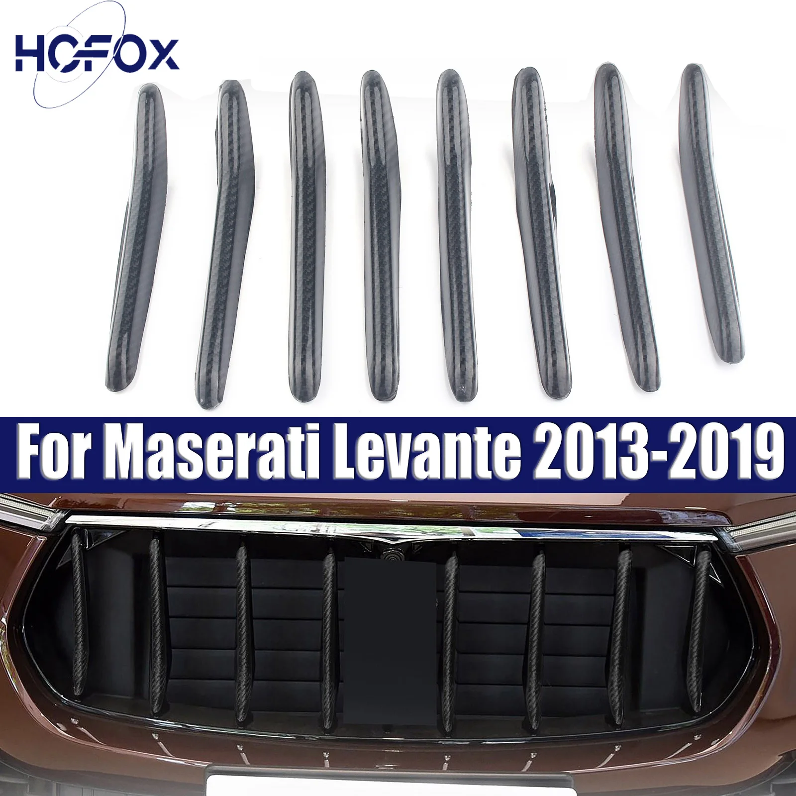 

Для Maserati Levante 2013-2019 оптоволоконная передняя решетка, кольцо, накладка на крышку