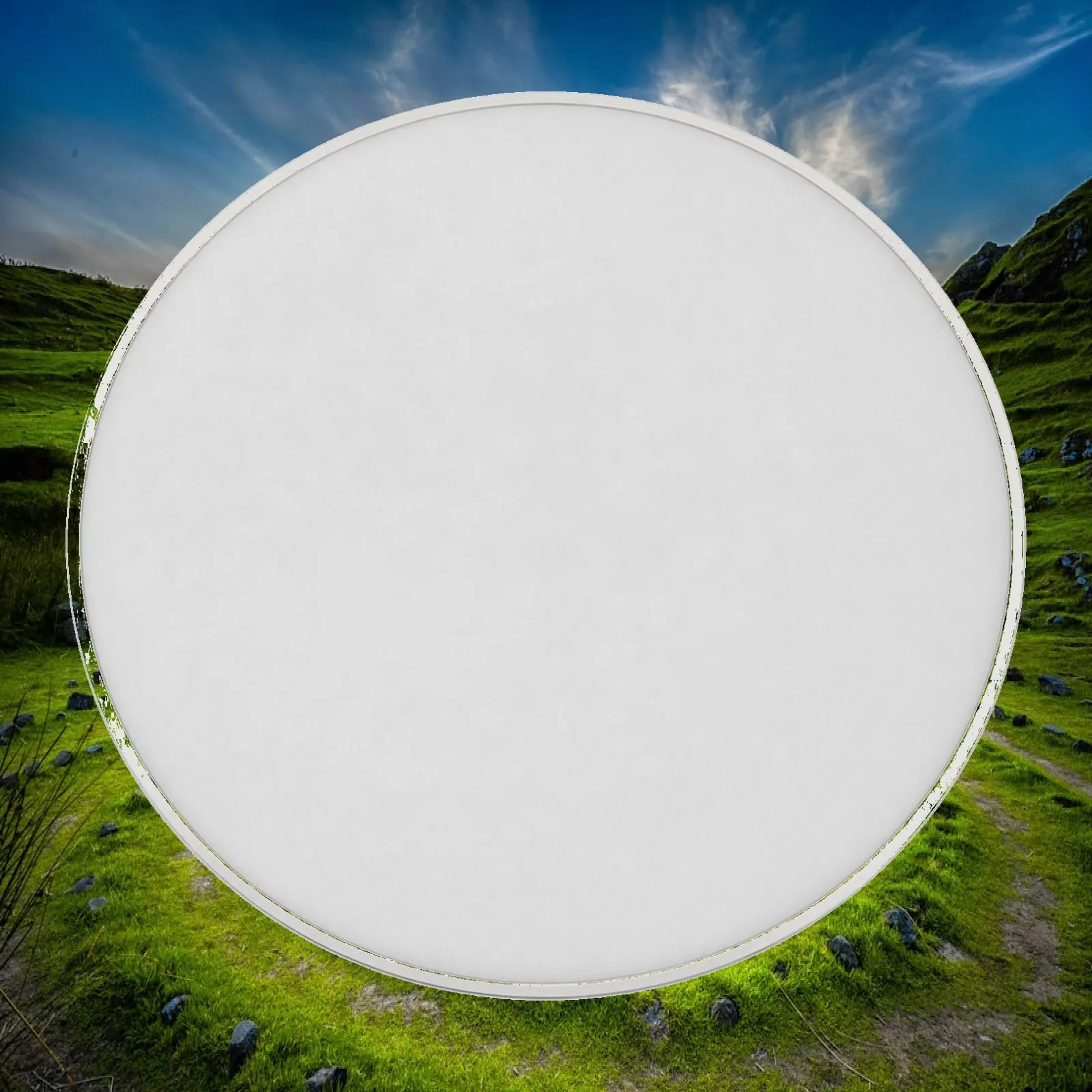 Round White Mesh Drumhead Low-Noise Three-Layer Mesh Drumhead Drum Head Volume Reducing Percussion Part Silent for Drummers