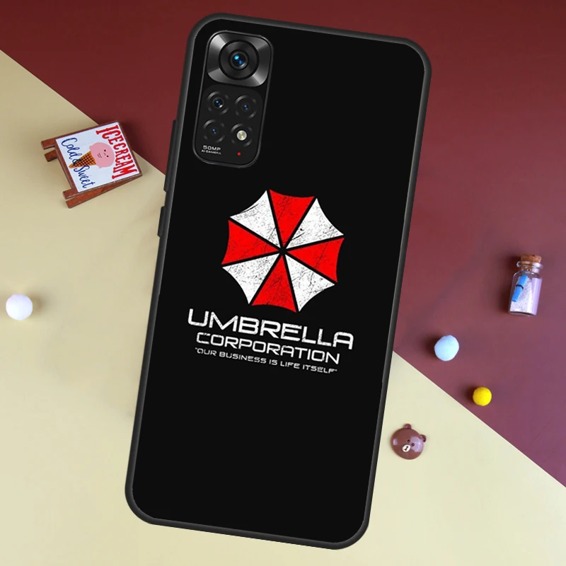 Custodia Umbrella Corporation per Redmi Note 11 Pro Redmi Note 10 Pro 9 8 12 9S 10S 11S Redmi 10 9 9A 9C 10C Coque