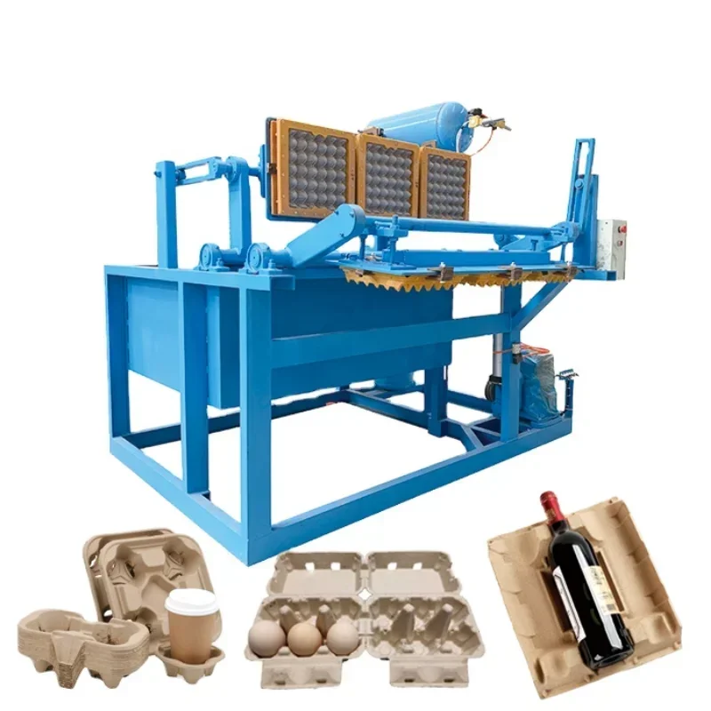 Wholesale Automatic Recycle Paper Pulp Chicken Egg Trays Molding Machine High Speed Eggs Carton Making Machine for Sale