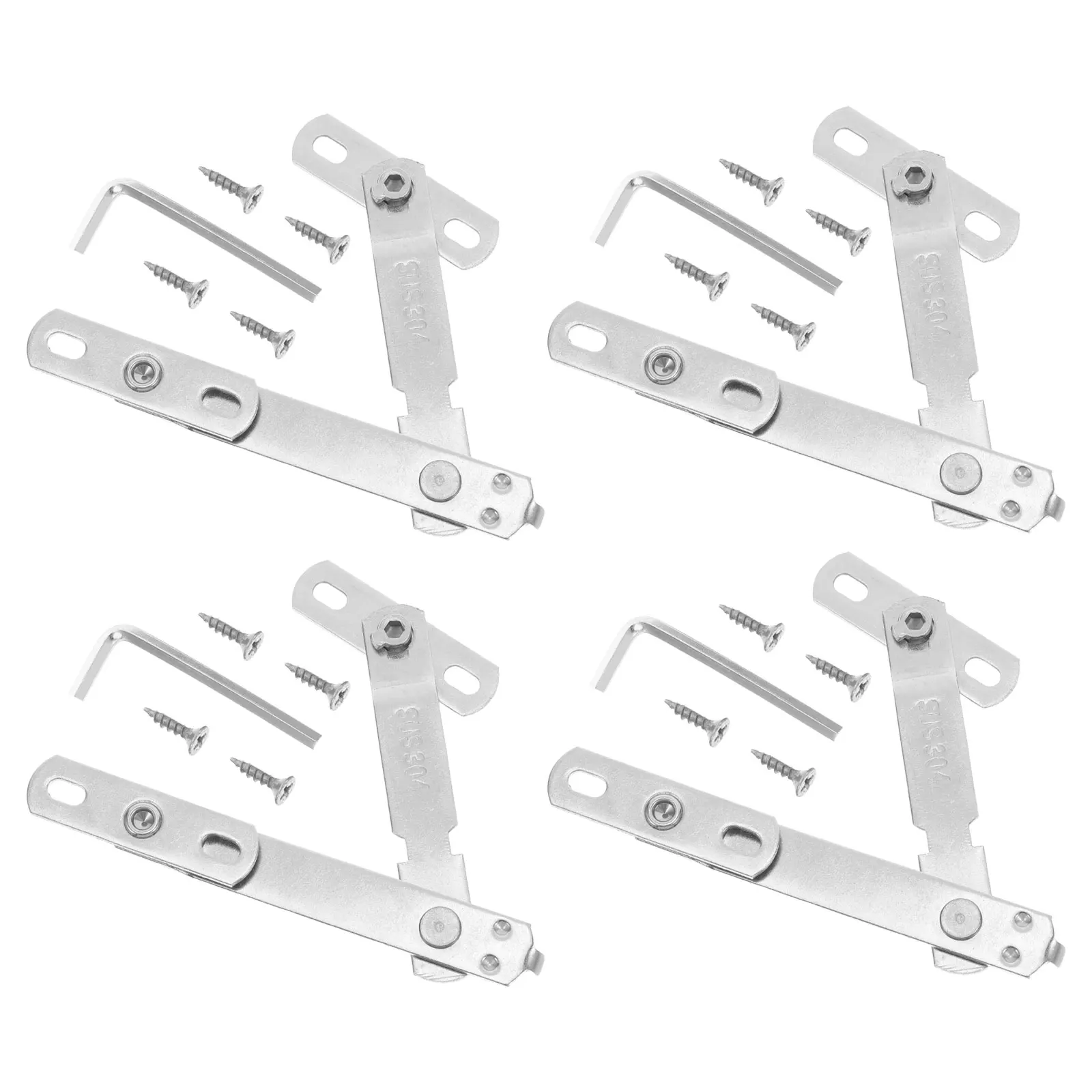 

4 Sets Window Stopper Casement Safety Limiter Catch Lock Device Parts Stainless Steel Restrictor