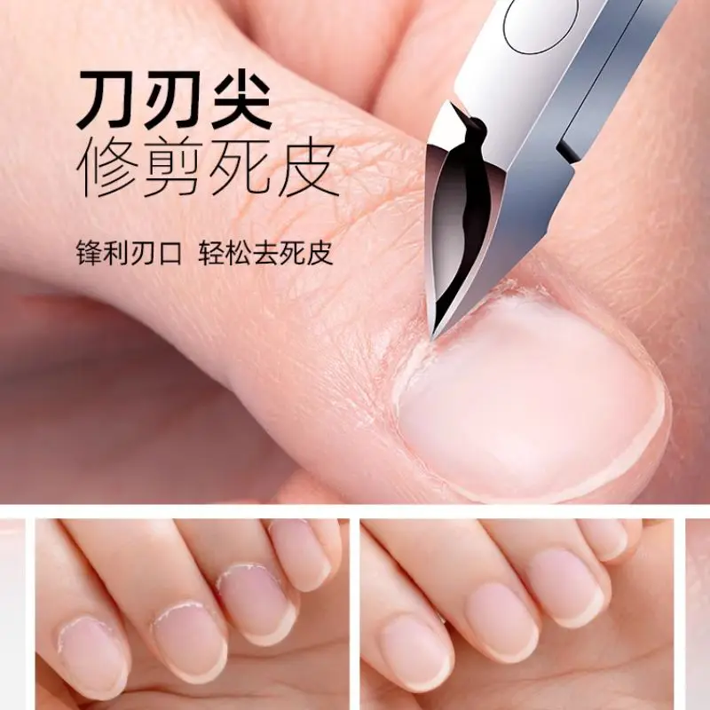 Nagelschaar Cuticula Clipper Manicure Tang Dode Huid Verwijderaar Roestvrij Staal Pedicure Tool Trimmers Adelaar Snavel Tang