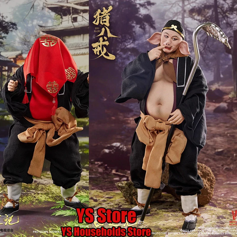 

VERYCOOL XYJ-003 86 Version The West to the Journey 1/6 Pigsy Monk Pig Big Belly Man Action Figure 12inch Full Set Soldier Model