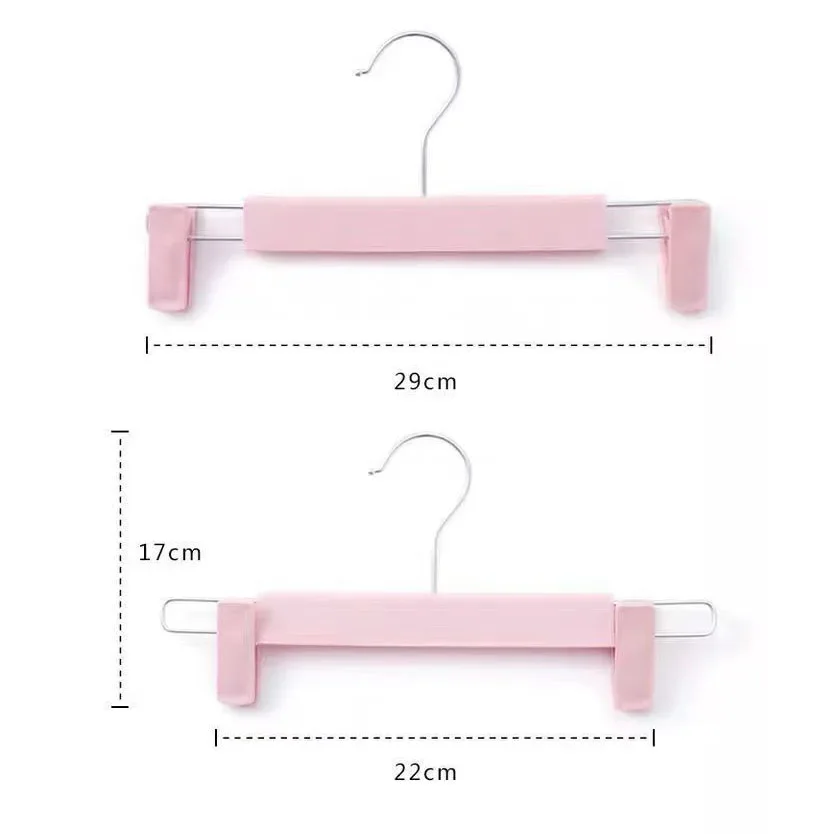 10pcs Frosted Pants Hanger Pants Organizer Clothes Strong Clamp Trouser Rack,Towel JK Skirt Hanger Clip Wardrobe Saves Space