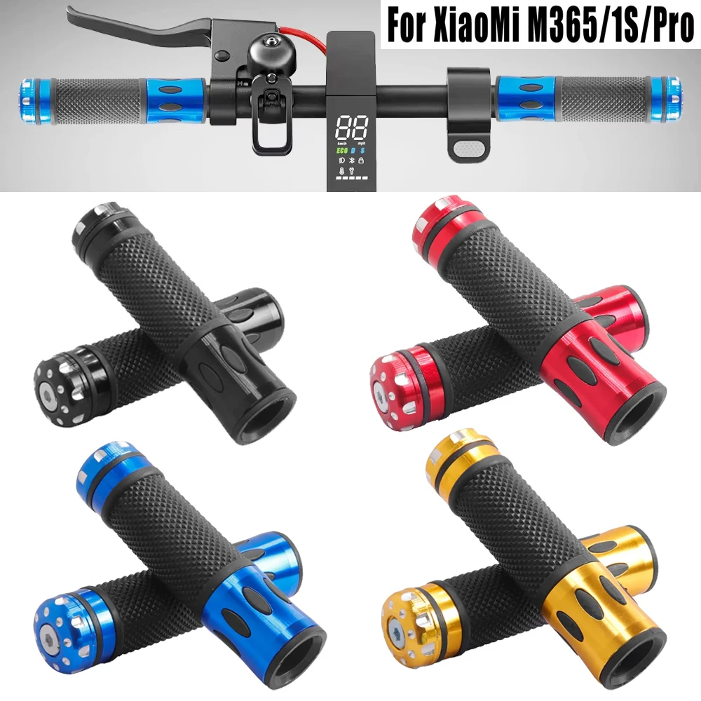 

1Pairs Modification Non-slip Scooter Grips for Xiaomi M365 1S PRO Electric Scooter Aluminum+Rubber Handle Cover Accessories