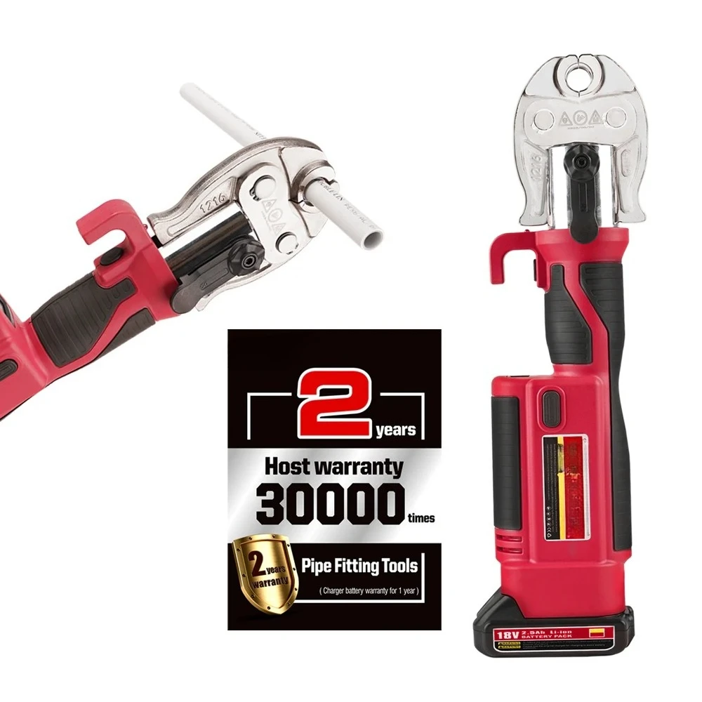 GES-1525  Pz-1930 Plumbing  Hvac Pex Pipe Stainless Steel Copper Pipe Crimping Tool Battery Powered Hydraulic Press Tool