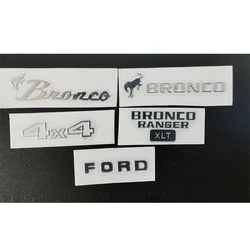 Metal simülasyon Sticker araba kabuk dekorasyon ruh aksesuarları için RC paletli Car Traxxas Ford BRONCO Defender DIY yükseltme parçaları