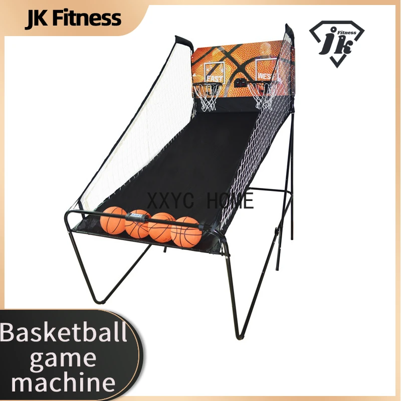 Indoor Recreational Basketball Stand, Two-Person Game, Electronic Shooting Machine, Automatic Scoring, Trainer