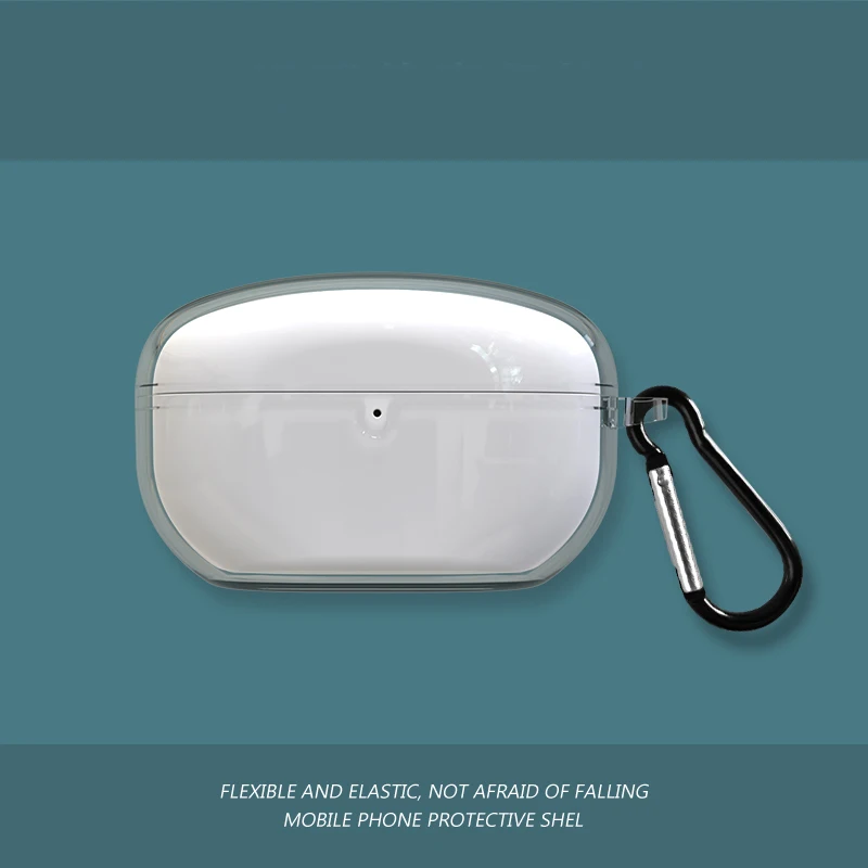 أغطية سماعات أذن من البولي يوريثان مع سلسلة مفاتيح ، حافظة مقاومة للصدمات ، جلود شفافة ، تناسب WF-1000XM5