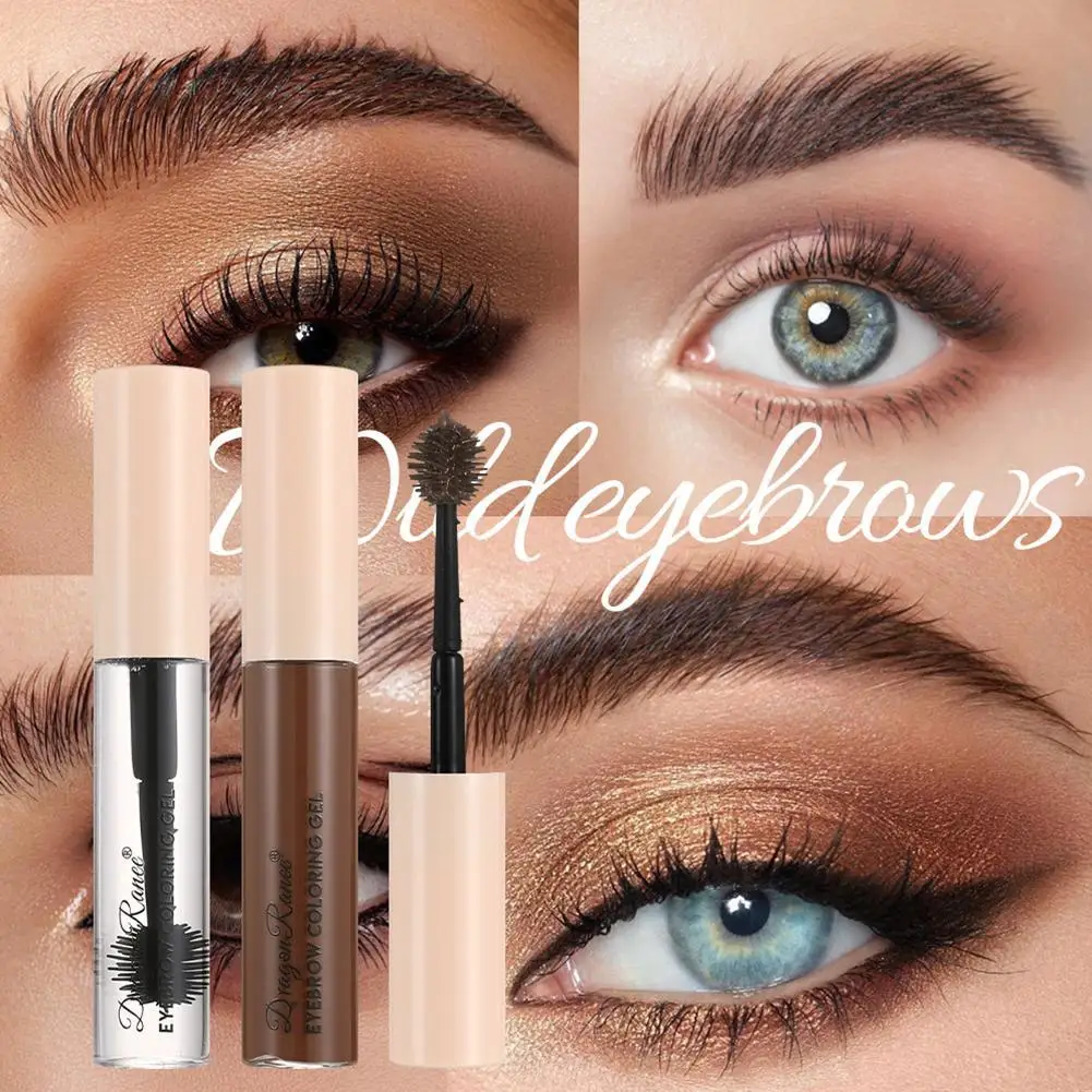 Gel de estilismo para cejas, 4 colores, cera para cejas salvaje 4D, resistente al agua, de larga duración, fácil de usar, maquillaje para dar forma a las cejas, cosméticos de jabón para esculpir