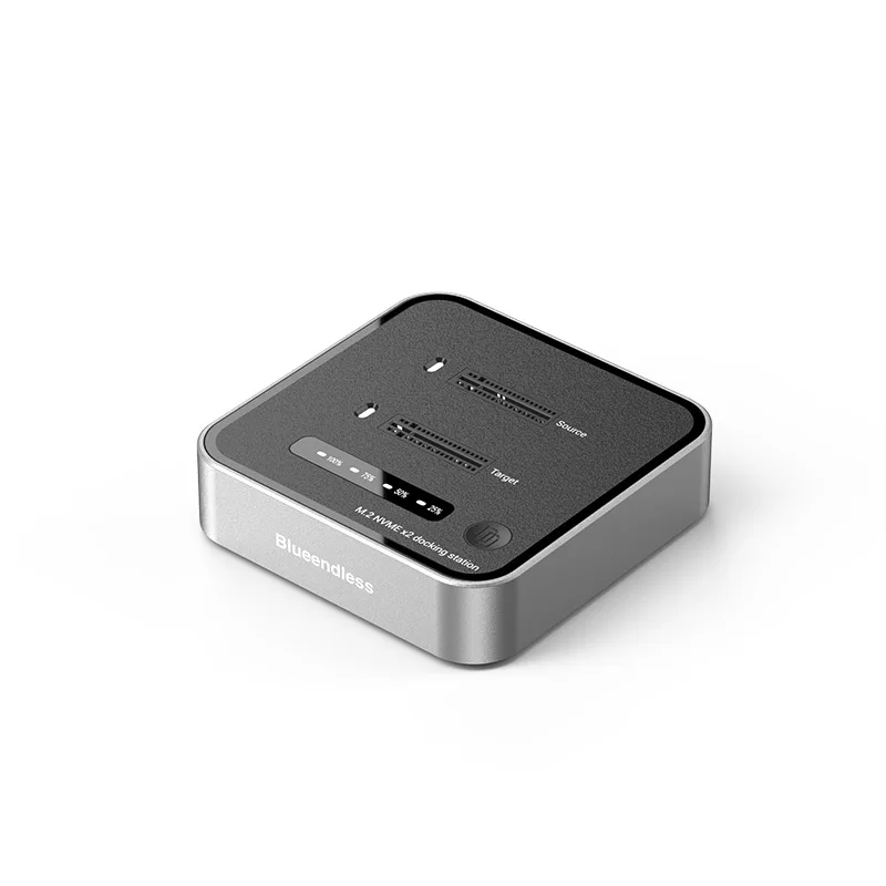 

Blueendless Type-c M.2 NVME SSD Clone Docking Station 8TB*4 20Gbps for Iphone Tablet Support 22110、2280、2260、2242、2230 M.2
