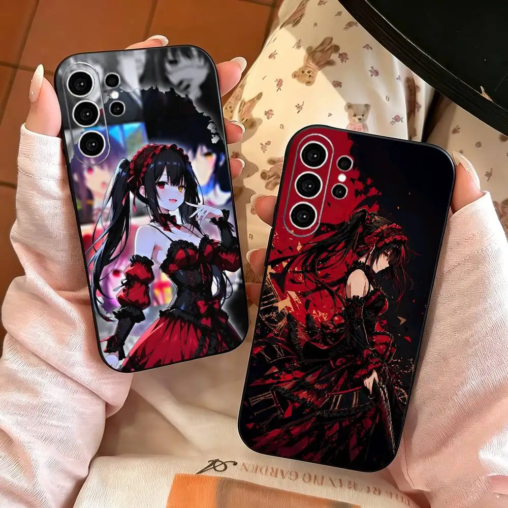 Epc Date A Live Tokisaki Kurumi  Phone Case For Samsung S25,S24,S21,S22,S23,S30,Ultra,S20,Plus,Fe,Note,10,9,5G Black Cover