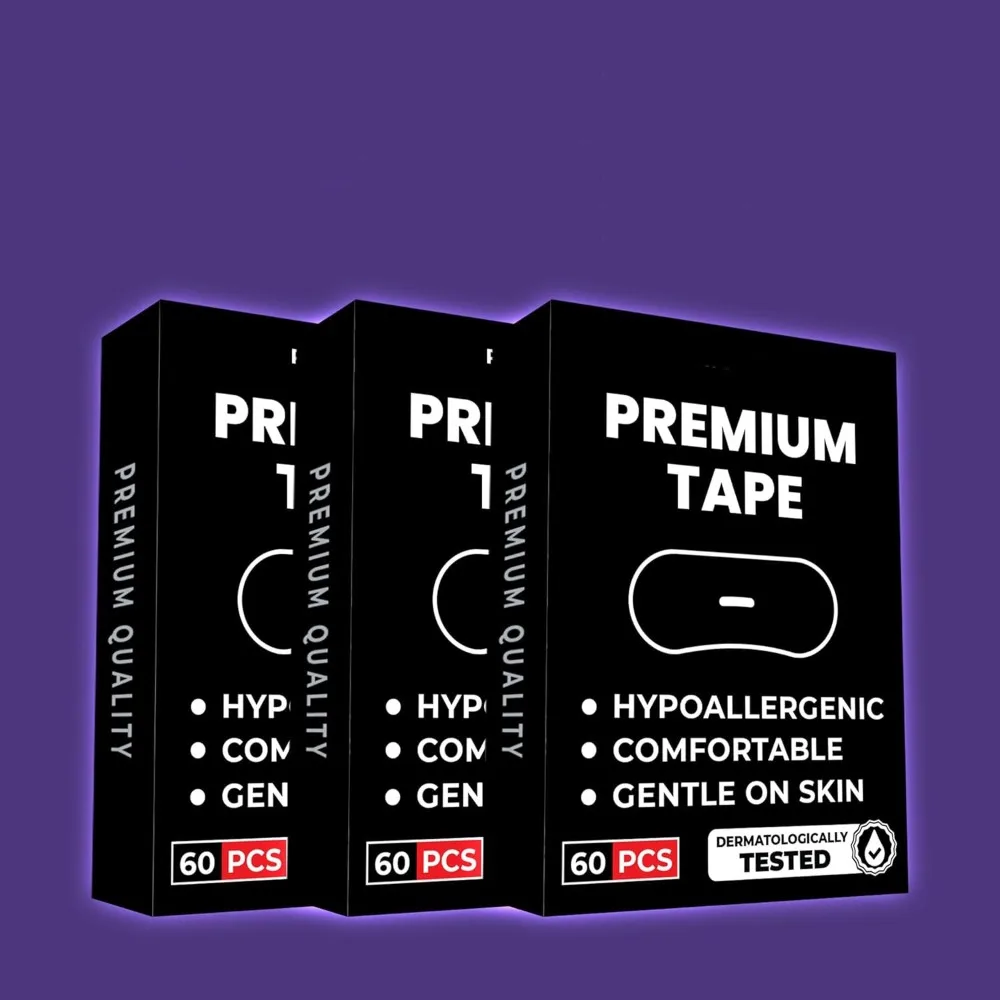 

30/60Pcs Improve Sleeping Stop Snoring Patch Reduce Dry Mouth Breathable Material Mouth Orthosis Tape Hypoallergenic