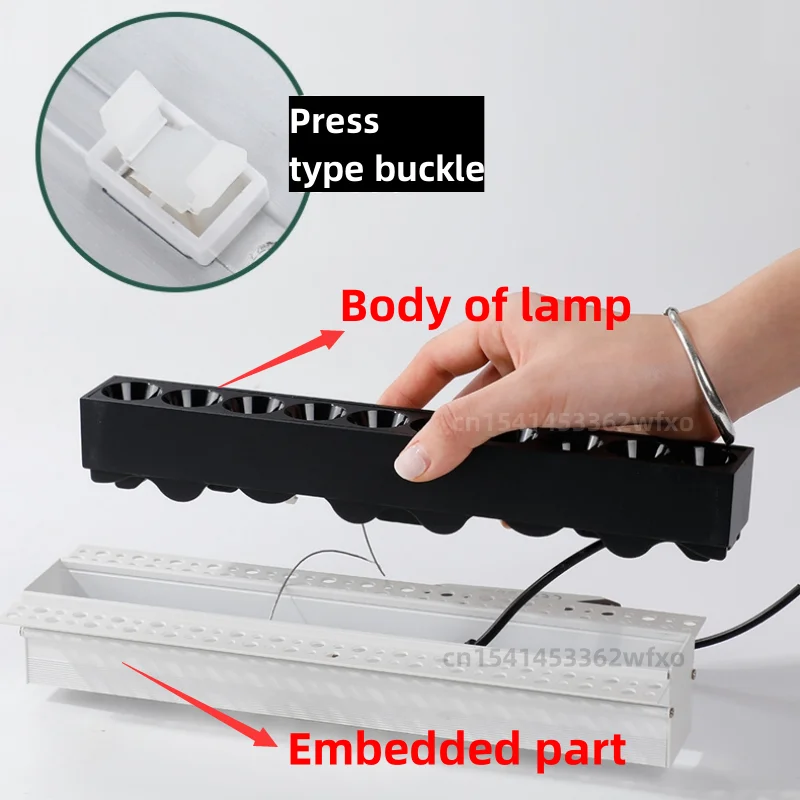 Faretto da incasso a LED dimmerabile faretto da soffitto a pannocchia luce da soffitto a LED senza luce principale lampadina domestica