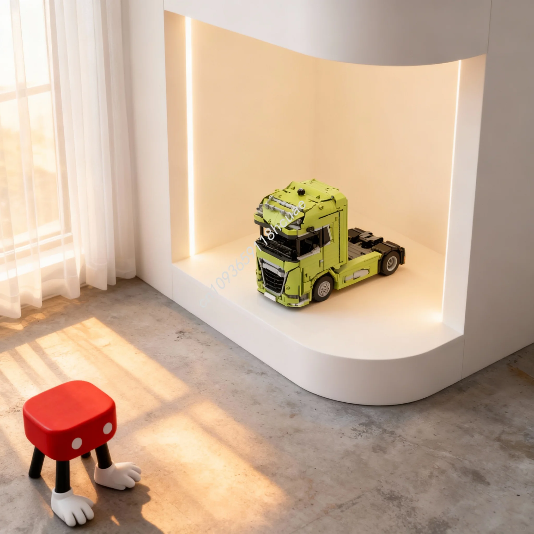 

1288 деталей MOC DAF XG, конструктор для технических специалистов, модель для сборки, рождественские подарки, игрушки, архитектурная конструкторская система, развивающий конструктор