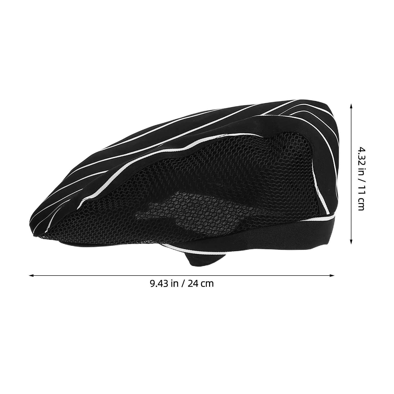 2 個の通気性のあるシェフハットメッシュトップキッチンクッキングキャップソフト軽量ユニフォームハットシェフ、ウェイター、パン屋、調理従業員用