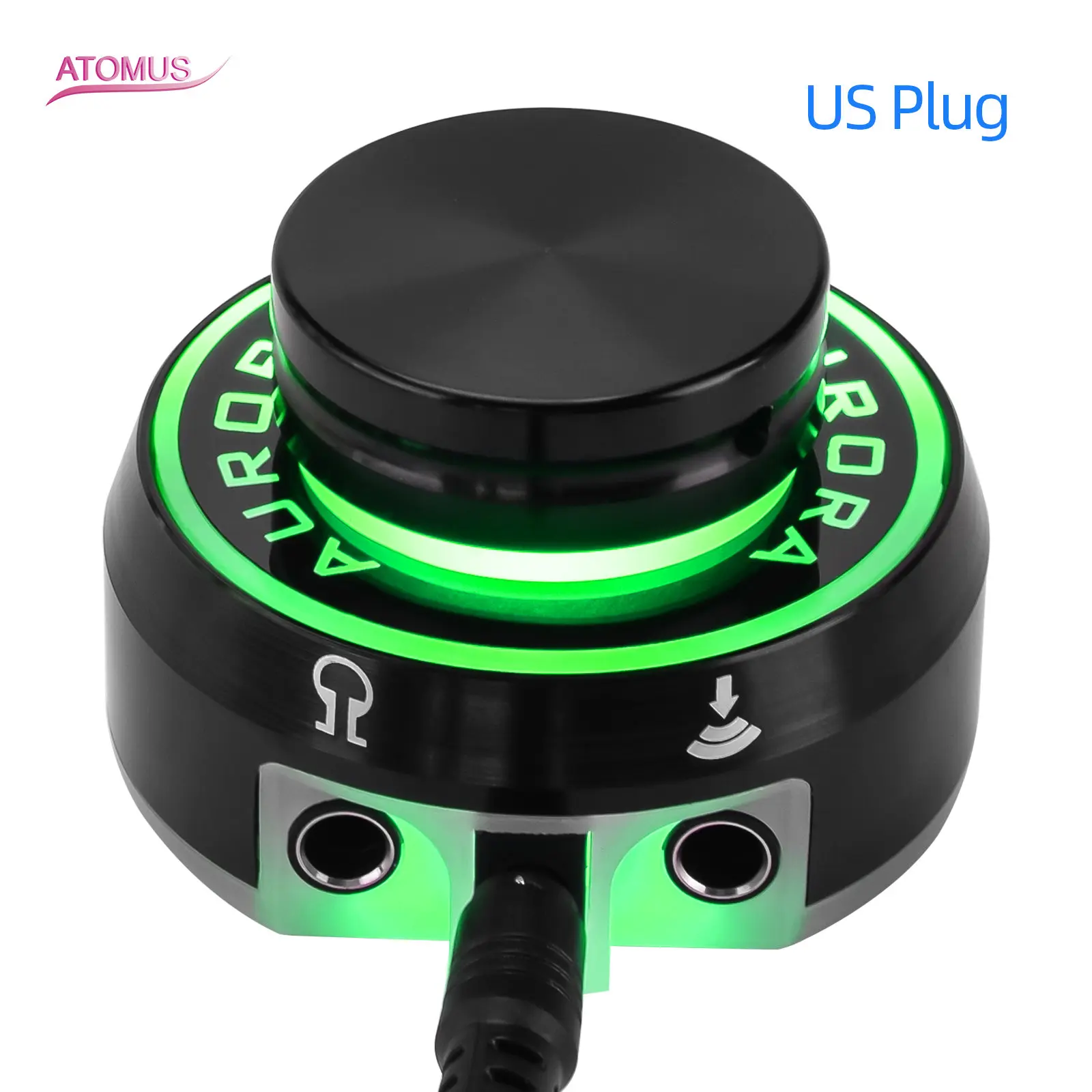 Digital LCD Touch Screen Battery Mini Tattoo Power Supply Aurora 2 Typewriter Pedal With Knob to Adjust Voltage Tattoo Accessory