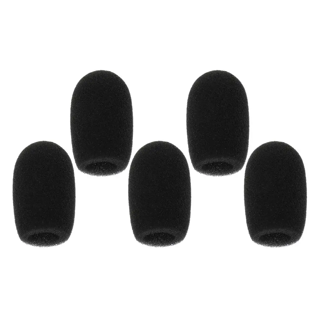 5pcs Replacement Mic Foam Sponge Microphone Windshield for Conference Mic