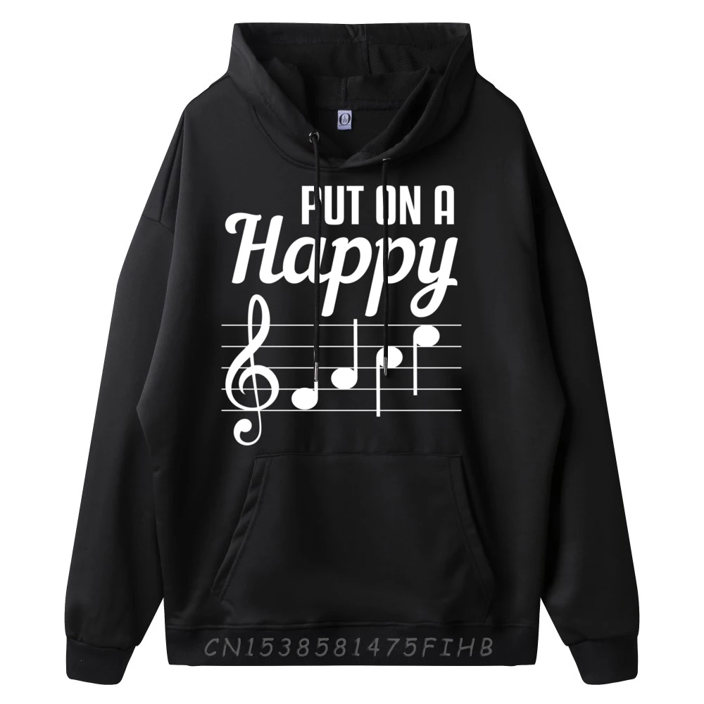 Funny Put On A Happy Face Music Teacher Graphic Tee Polyester Fiber Polyester Fiber Brand Clothing Street