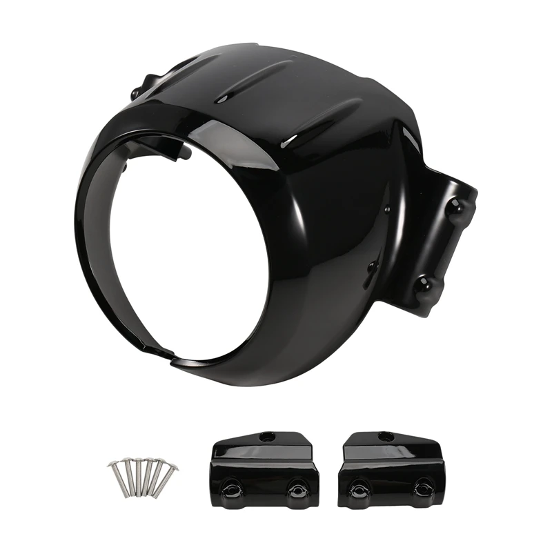 Super Sale Motorcycle Front Headlight Fairing Cover for Indian Scout Sixty 15-24 Scout Bobber 18-24 Bobber Sixty 20-24 Glossy Bl
