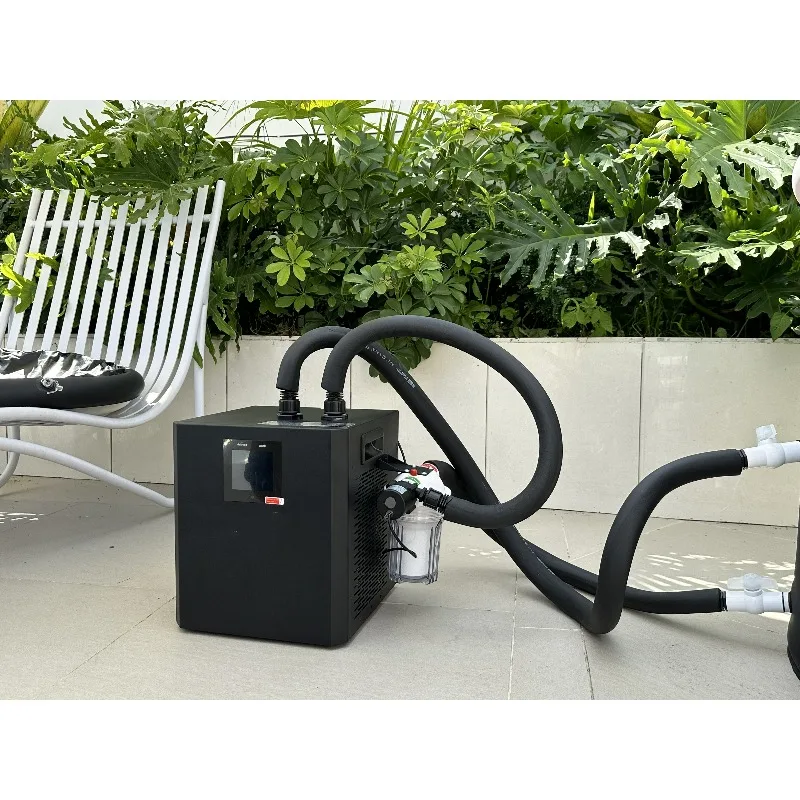 2024 جديد حار بيع 1/2hp 1/3HP 1HP مبرد الباردة يغرق حوض السيارات مبرد المياه حمام الجليد مع مبرد وفلتر
