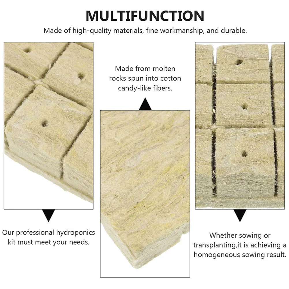 

42pcs Hydroponic Seed Starter Plugs Block For Garden Planting Supplies Grow Cubes Soilless Cultivation Blocks