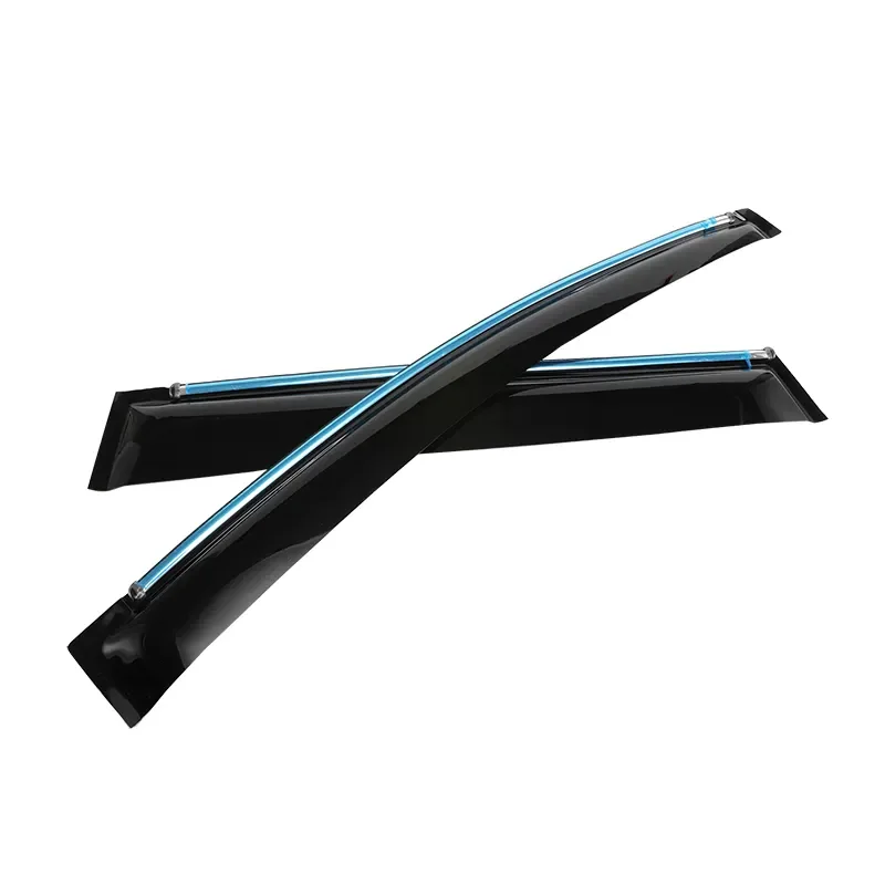 

Черный акриловый материал, автомобильный солнцезащитный козырек от дождя, ветровые дефлекторы, козырек для двери, окна для Toyota Innova 2016, тип a