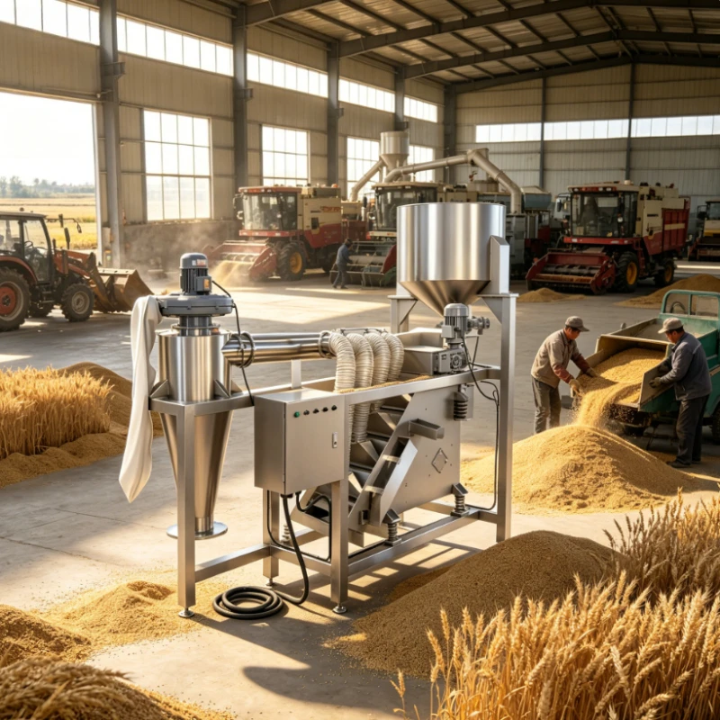 Customized Cocoa Bean Winnowing Machine, Multi Power Supply 110V/220V/380V/440V USB Solar Plug Type for Cocoa Processing.