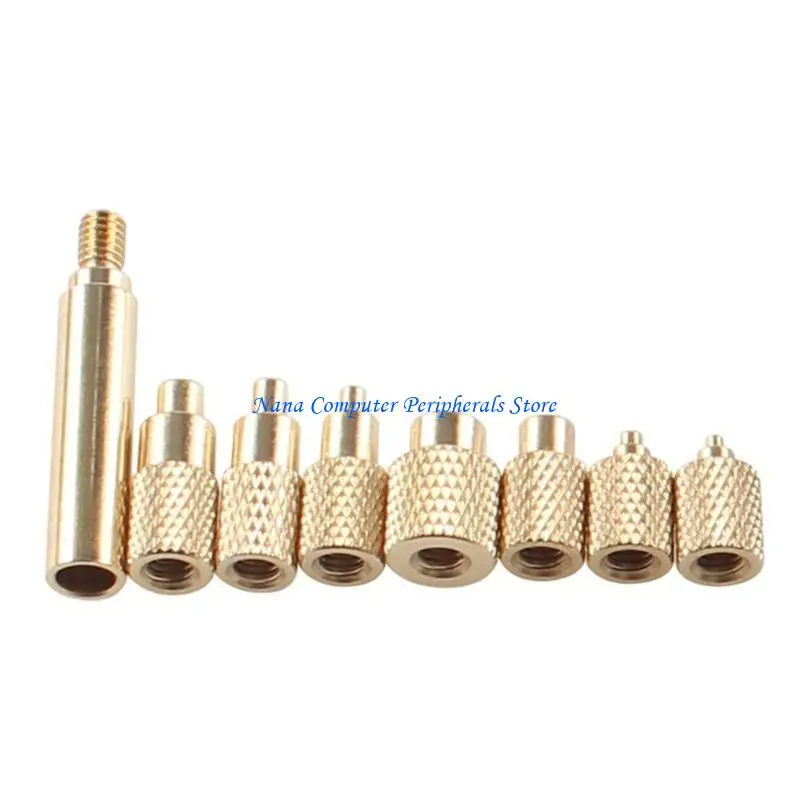

F68C 936 Soldering Iron Tip and Hot Melt Nut Press Head Set Efficiently For Plastic 3D Printers Soldering Iron
