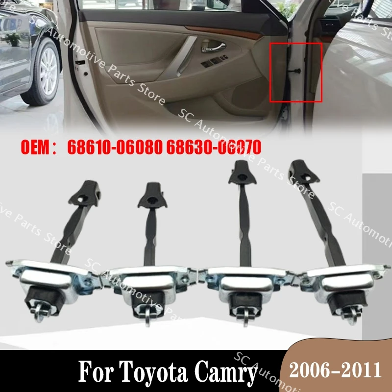 1PC Auto Door Checker For Toyota Camry 2006 2007 2008 2009 2010 2011 Door-Check Strap Stopper 68630-06070 68610-06080