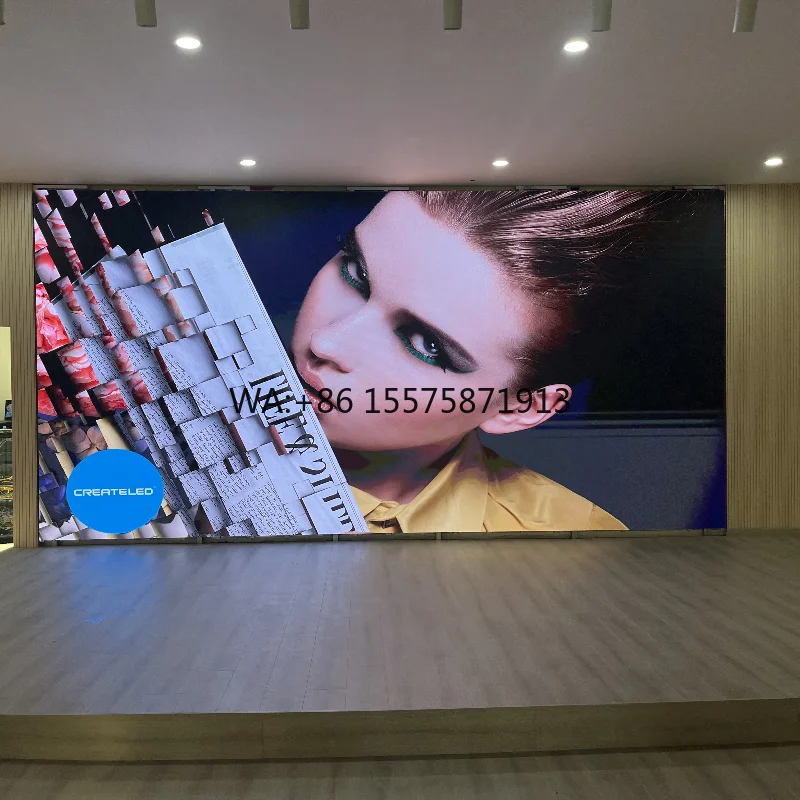 

Оптовая продажа P1.56 P1.95 HD светодиодный экран рекламный светодиодный видеостена в помещении