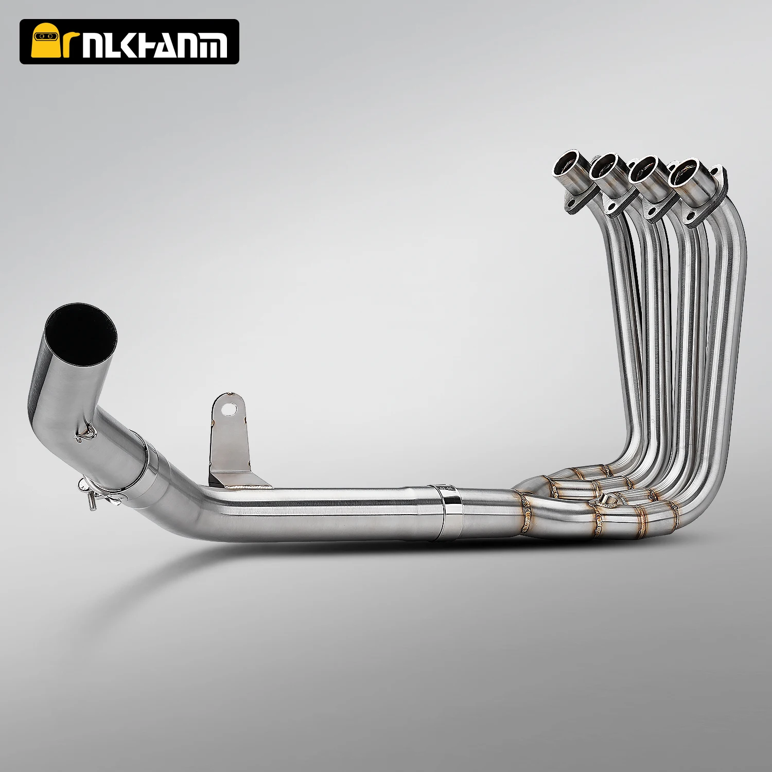 لتعديل نظام عادم الدراجة النارية VOGE RR500S مع نهاية أمامية من الفولاذ المقاوم للصدأ مع كاتم صوت SC لـ VOGE RR500S