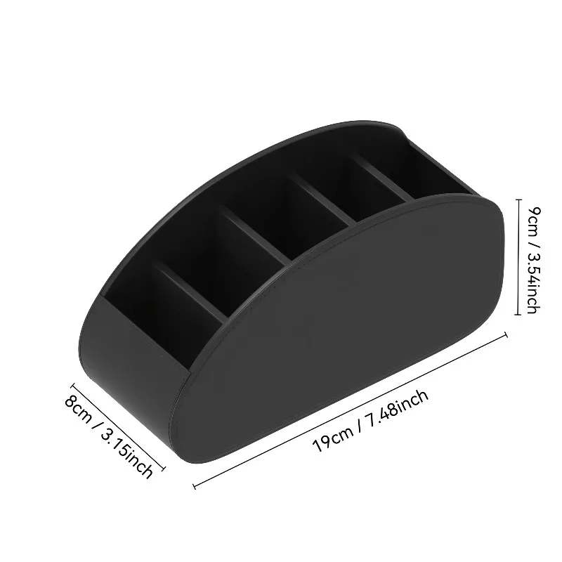 Desktop-Nachttisch-Organizer für Fernbedienungen, platzsparender Ablagekorb für TV-Fernbedienungen, Mediengeräte, Stifte und kleine Utensilien – Detail 6
