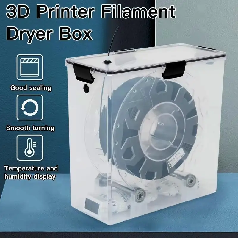 3D Printer Filament Dryer Box Airtight And Moisture-Resistant Real-Time Monitoring For 3D Printer PLA ABS Filaments