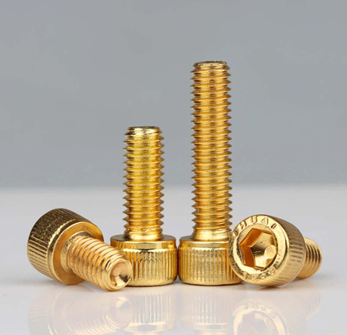 

M2 M2.5 M3 M4 M5 M6 M8 Hex Socket Cap Cup Head Screw Titanium Gold Plated Allen Bolts 12.9 Grade Length 4-50mm