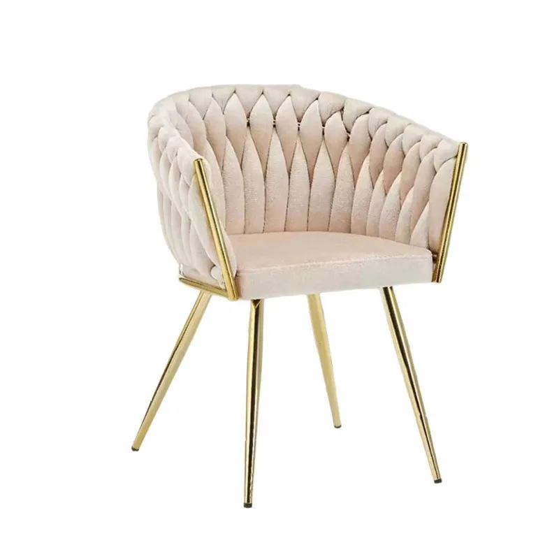

New Fashion Velvet Fabric Lounge Chair for Living Room Dining Hotel School Home