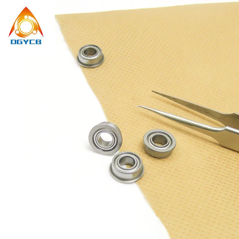 5pcs Flange Ball Bearing 8x14x4 MF148ZZ Micro Motors Bearing MR148ZZ Flanged Bearing 8*14*4 MF117 MF126 MF128 MF137 LF1480 ZZ