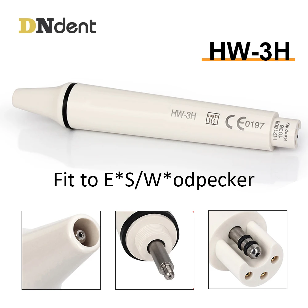 

Dental Ultrasonic Scaler Handpiece HW-3H Detachable without Light Fit For EMS Scaler Tips Teeth Whitening Tools