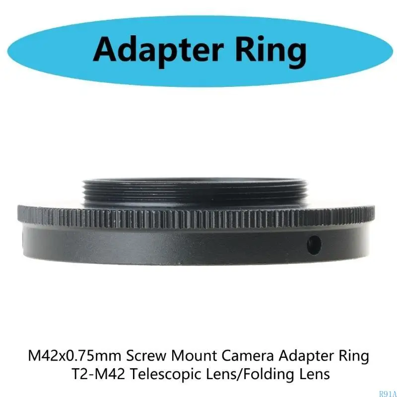 R91A aluminiowy stop T2 dla T2 adaptera obiektywu do M42 Surbe Body Pierścień adapter