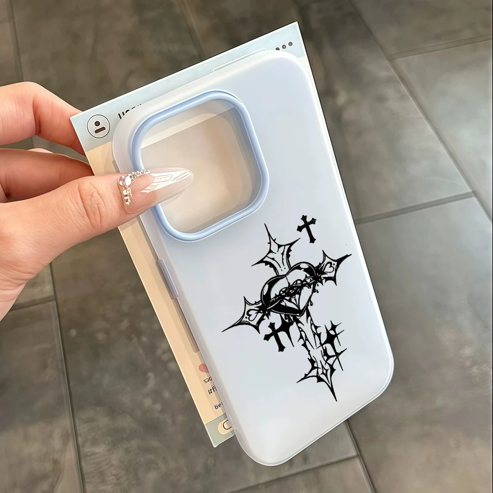 Für Xiaomi Redmi Note 10 14 13 12 Pro Plus 5G 11 Hülle Kunst-Kreuzmuster Bonbonfarben Hüllen Für Redmi 12 13C 14C Stoßfeste Abdeckung – Detail 6