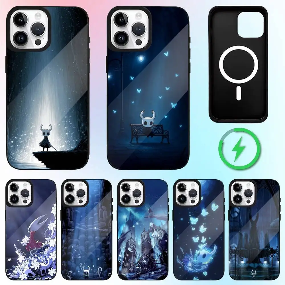 

Game Hollow Knight Phone Case For iPhone17,16,15,14,13,12,11 Plus,Pro Max Magnetic Magsafe Wireless Charging