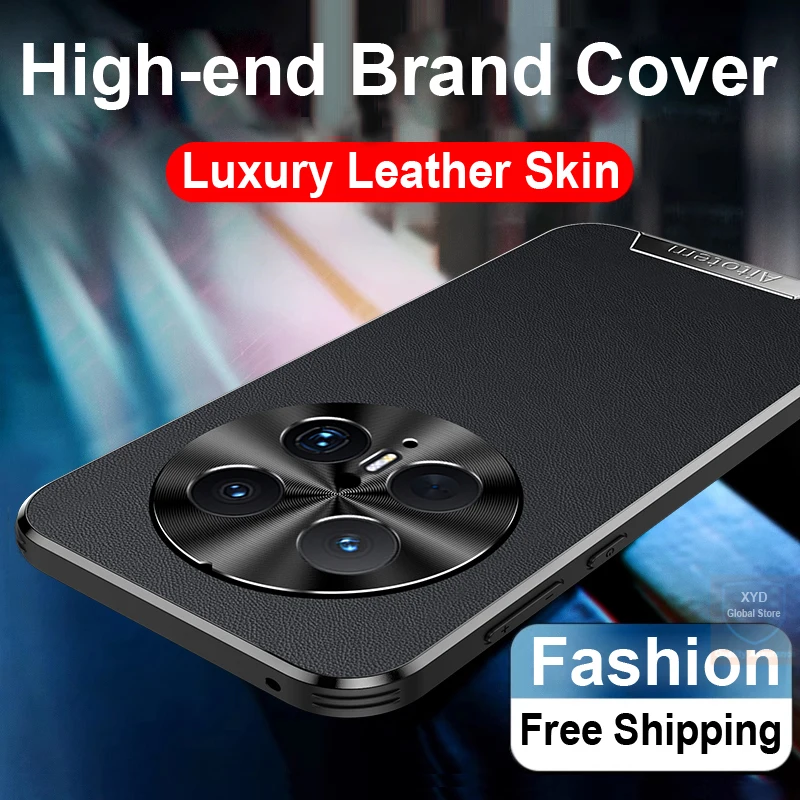 

High Quality For Huawei Mate 70 Pro Case Leather Skin Brand Phone Case For Huawei Mate 70 Pro Mate70 Plus Cover Shell Bumper