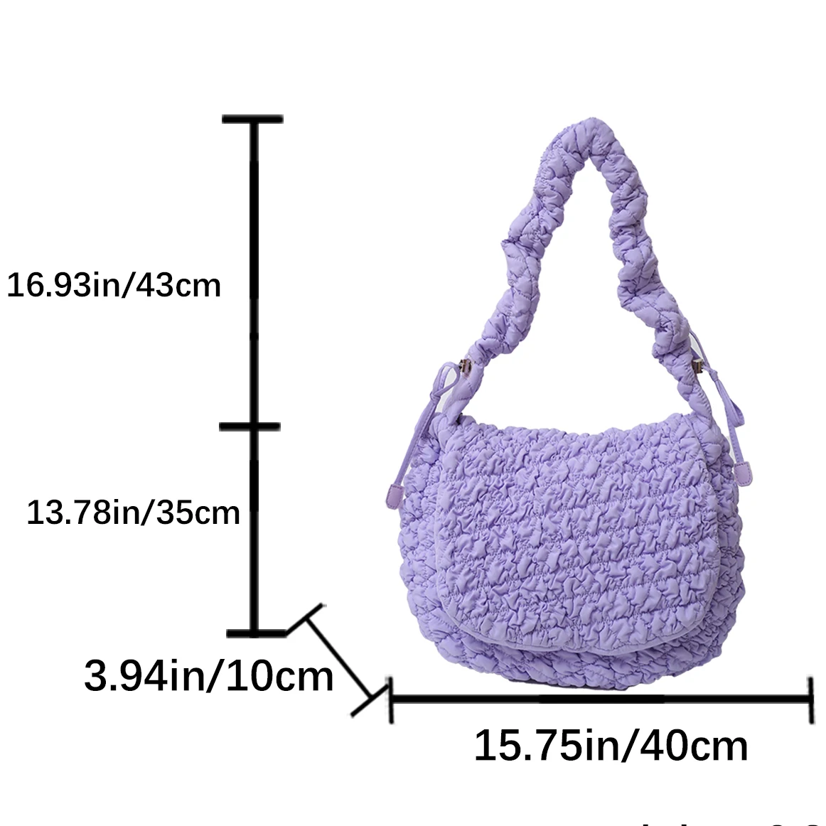 Mode Gewatteerde Schoudertas Voor Vrouwen Designer Geplooide Cloud Bag Veelzijdige Lichtgewicht Grote Capaciteit Crossbody Handtas Trend