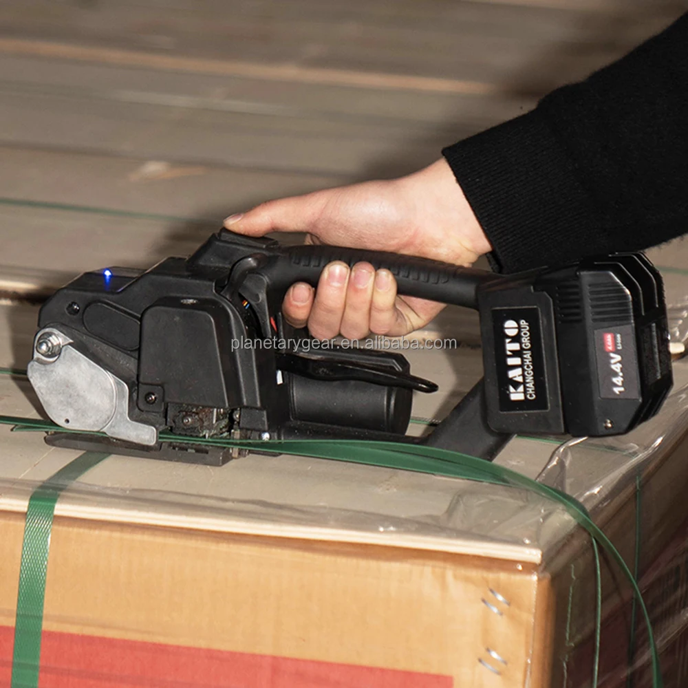

Handheld Electric Strapping Tool Wireless Rechargeable Design Multi-Function Plastic Strapping Tool with Buckle-Free Operation