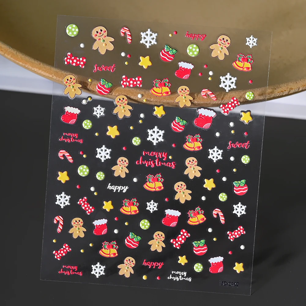 2025#5D Christmas  Santa Claus - مراجعة Nail Art Xmas 2025 وسعره