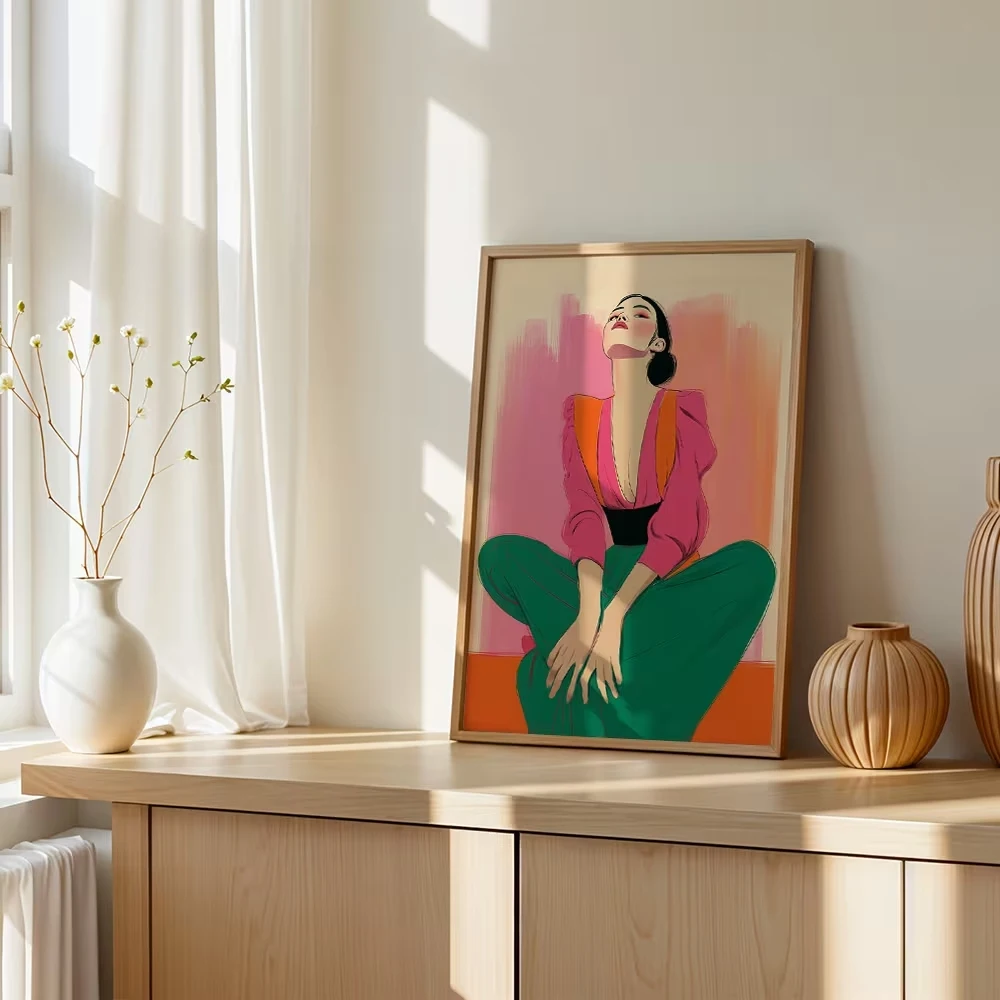 Modern,Retro Pluralistic Feminism Wall Art Print Canvas Painting Poster Picture For Bedroom,Living Room Home Decor image 3